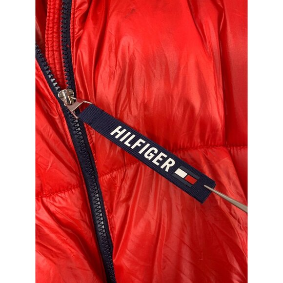 Womens Tommy Hilfiger Sport Red Puffer Jacket Size XXL - Picture 7 of 12